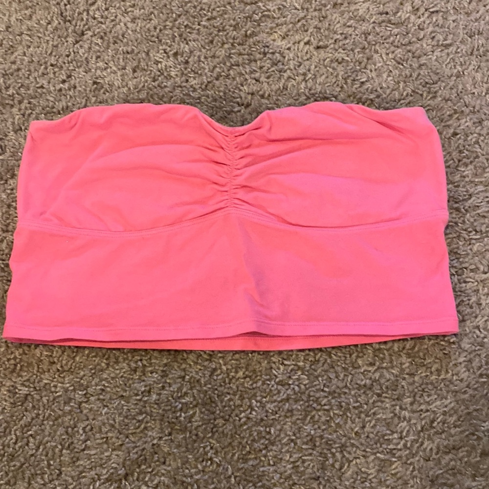 PINK hot pink bandeau